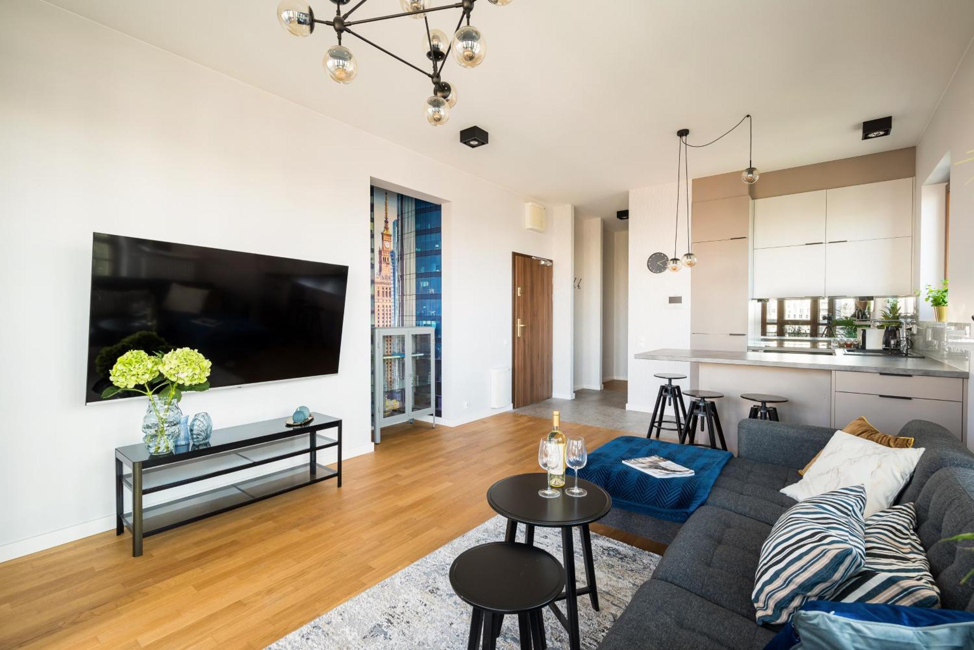 Luxury 2-Bedroom Penthouse Warsaw Skyline 15M Terrace, Garage, Gym, Rooftop & Only 500 M To Metro Εξωτερικό φωτογραφία