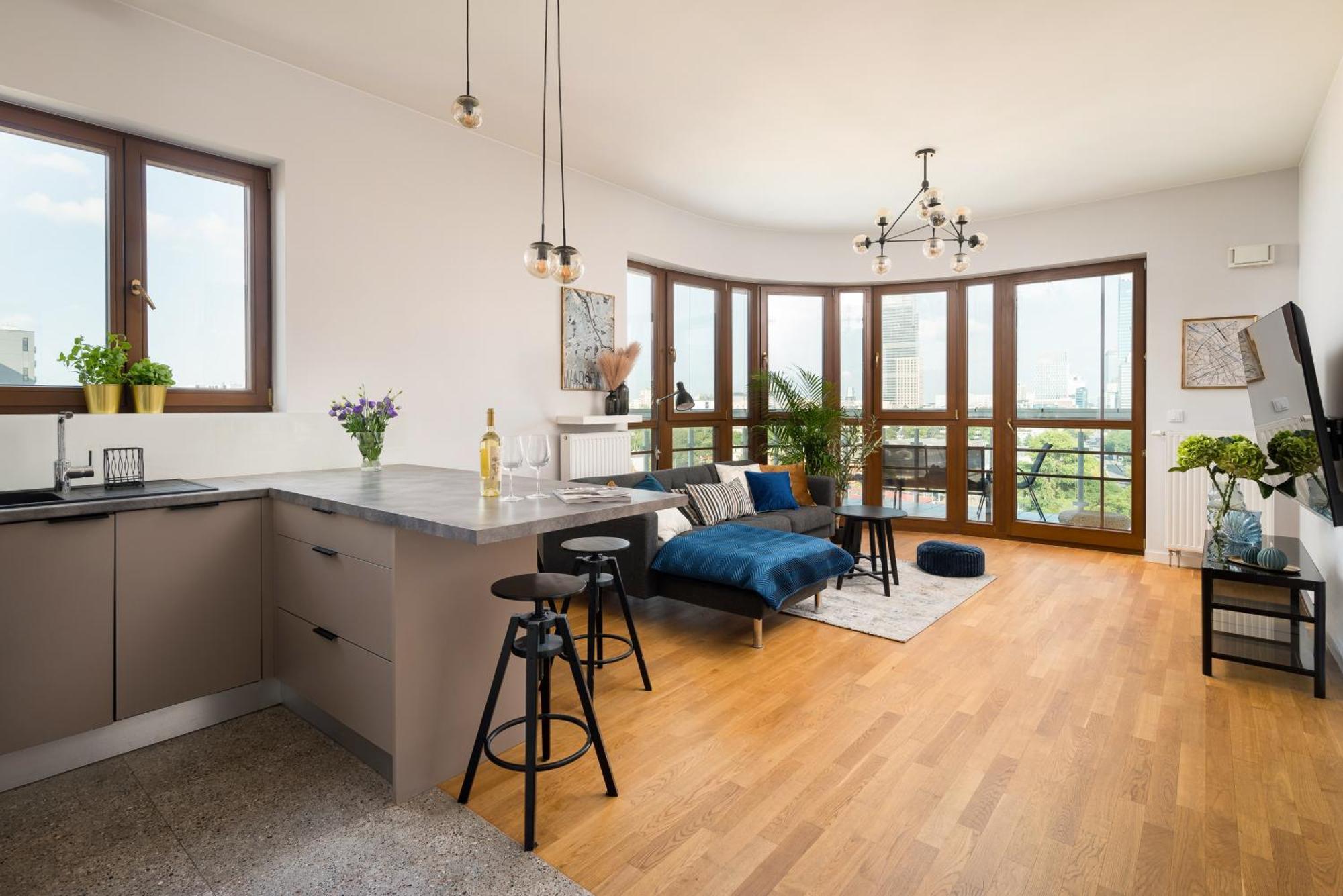 Luxury 2-Bedroom Penthouse Warsaw Skyline 15M Terrace, Garage, Gym, Rooftop & Only 500 M To Metro Εξωτερικό φωτογραφία