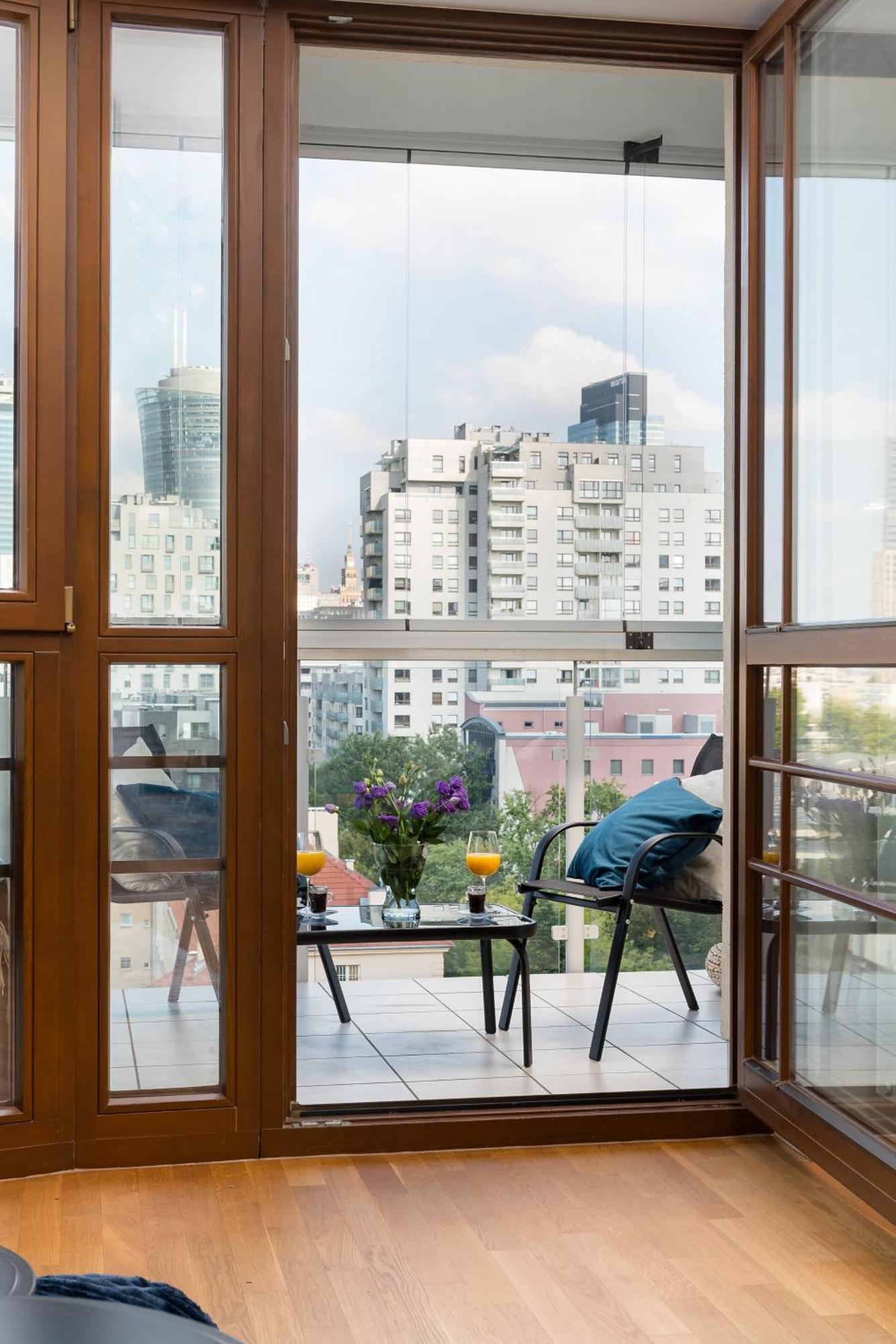Luxury 2-Bedroom Penthouse Warsaw Skyline 15M Terrace, Garage, Gym, Rooftop & Only 500 M To Metro Εξωτερικό φωτογραφία